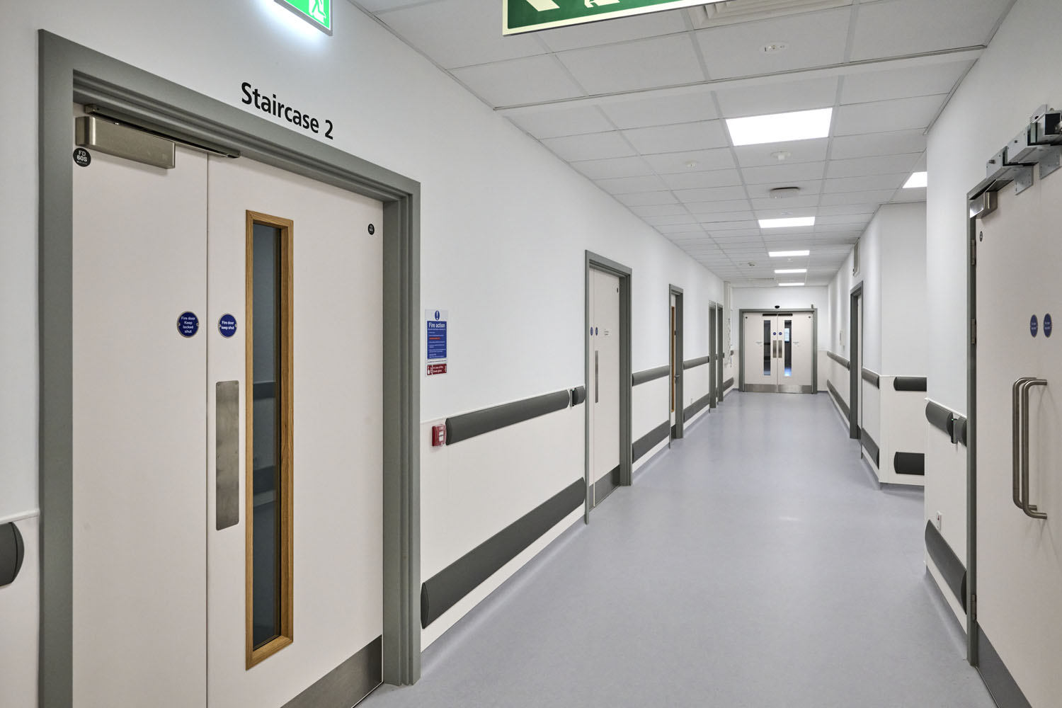Sunderland Eye infirmary Corridors
