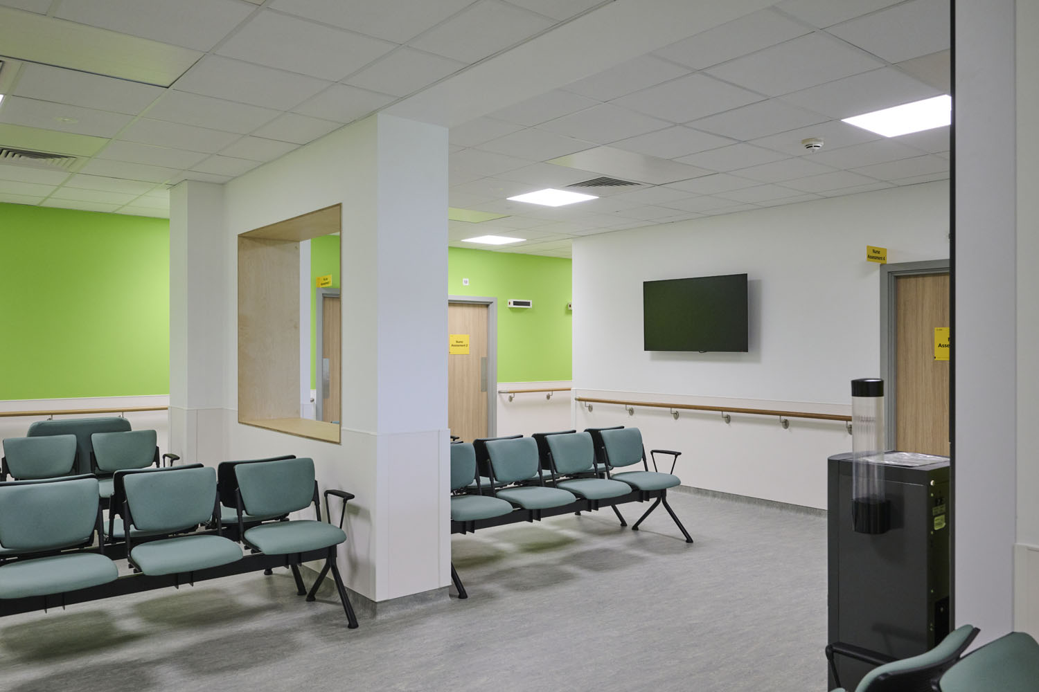 Sunderland Eye infirmary Waiting area
