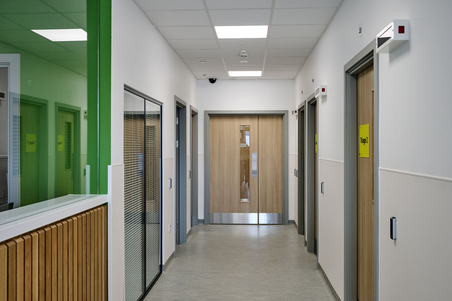 Sunderland Eye infirmary Corridor to Triage